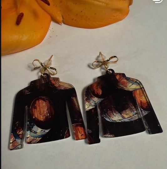 Statement Jockey Earrings