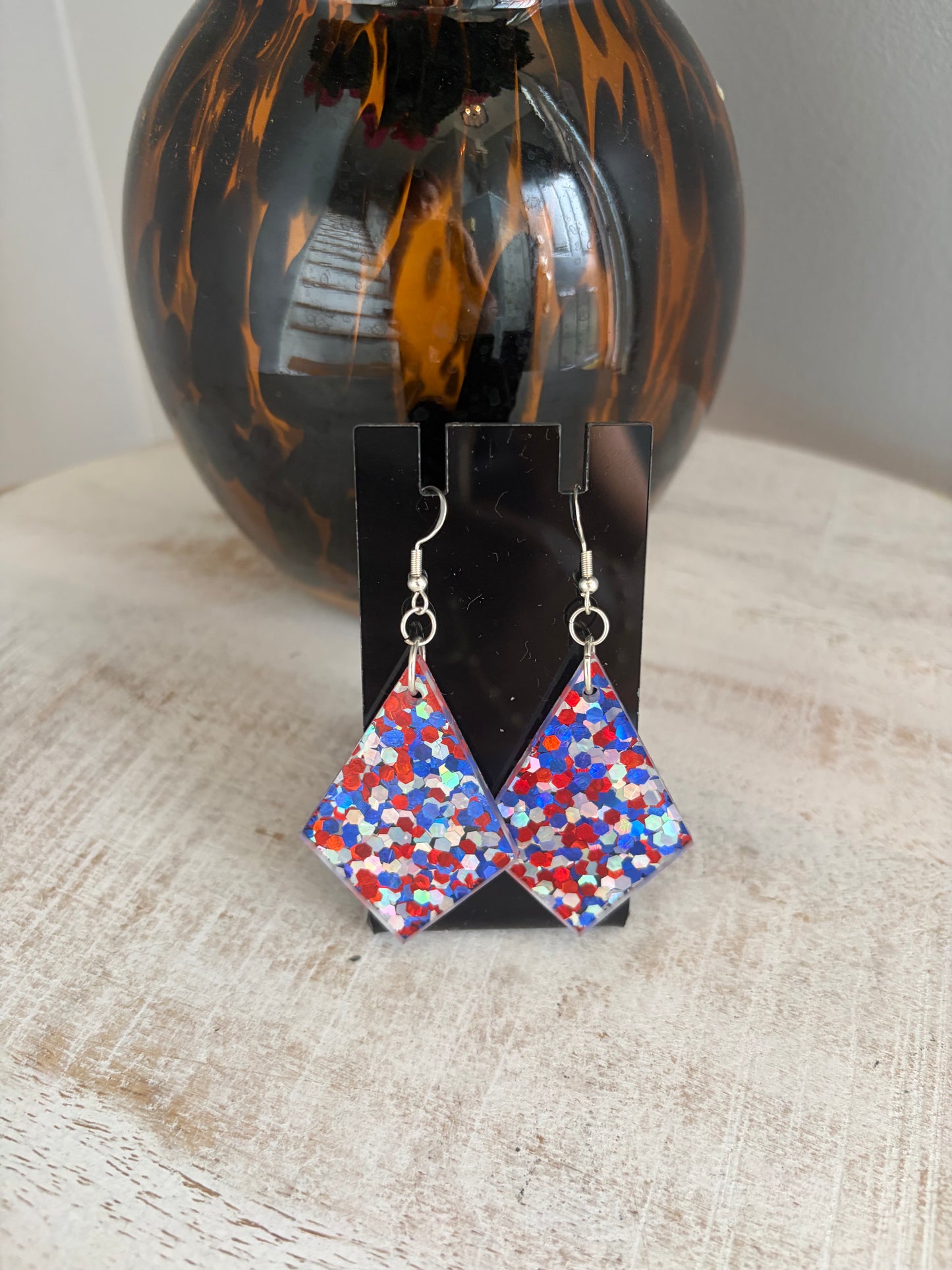 USA Teardrop Earrings
