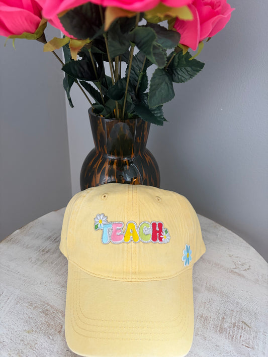"Teach" Baseball Cap