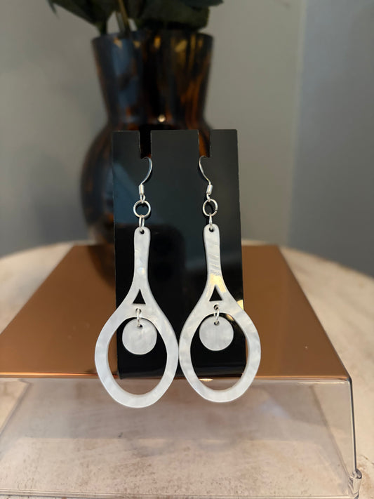 Tennis Racket Earrings