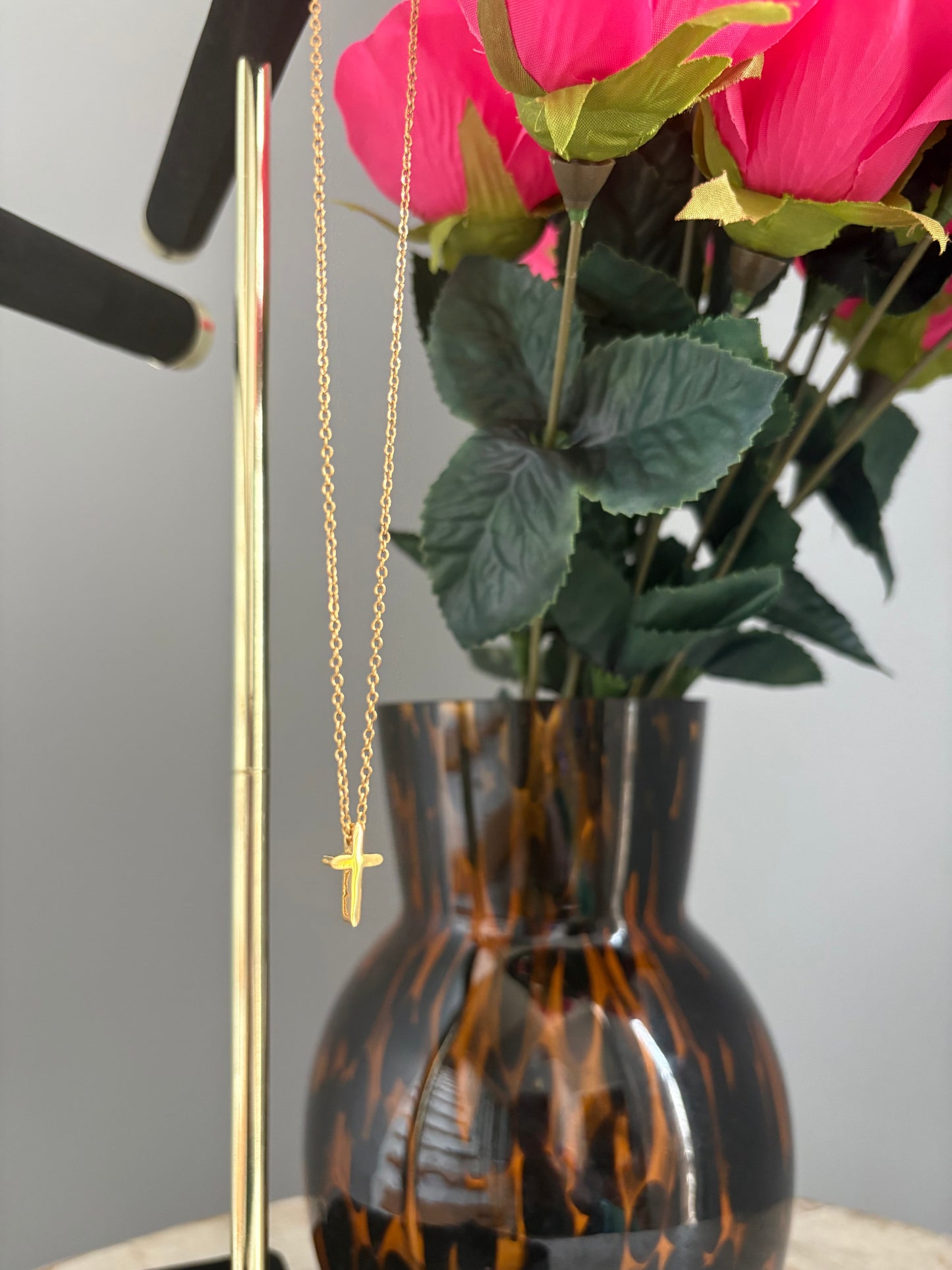 Gold Cross Necklace