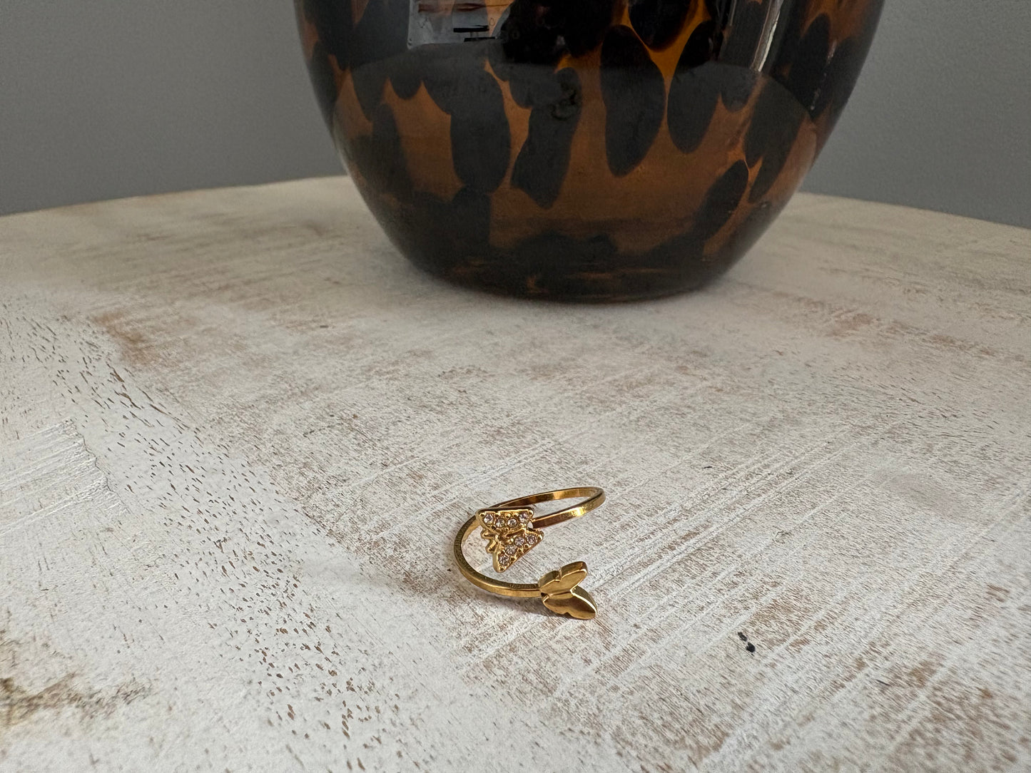 Gold Butterfly Ring